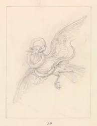 Corbeau et serpent