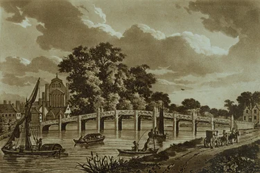 Pont de Hampton Court, illustration de 