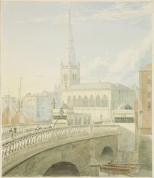 Pont de Bristol et église Saint-Nicolas