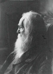 Walt Whitman à Camden, N.J., vers 1891
