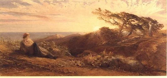 Soirée, vers 1858