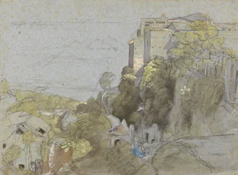 Ville colline italienne