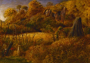 Scène à Underriver, Kent ou Le jardin de houblon