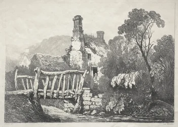 Une Série de Bâtiments Anciens et de Cottages Ruraux dans le Nord de l