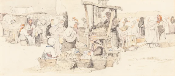 Un marché en plein air