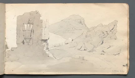 Carnet de croquis : Ruine