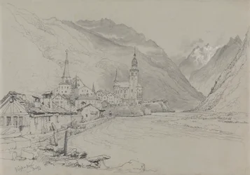 Visp ou Viege, près de Brig