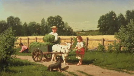 La charrette à chèvres