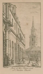 Partie de la Meuse et église Saint-Martin