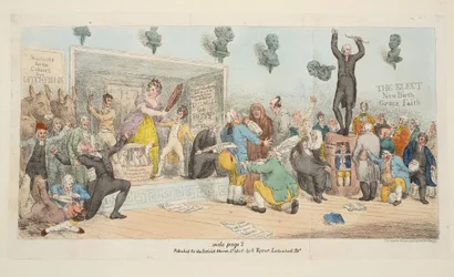 Planche de The Satirist, pub. 1er mars, 1808