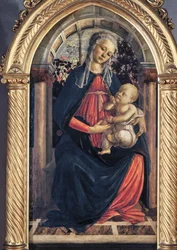 Madone de la roseraie