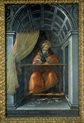 Saint Augustin dans sa cellule