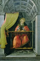 Saint Augustin dans sa cellule
