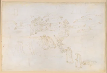 La Divine Comédie, Purgatoire XIX. Ascension vers le cinquième cercle du Purgatoire : le rêve de Dante sur Sirène ; la pénitence des avares et des prodigues ; entretien avec Adrien V.
