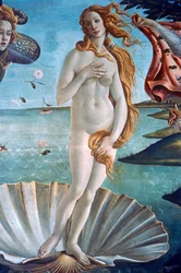 La Naissance de Vénus, détail, v. 1485