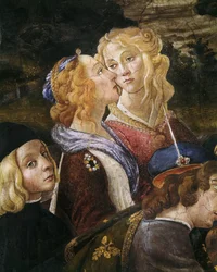 La Tentation du Christ (détail), 1481-1482