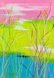 Rhapsodie verte, 2020 (acrylique sur toile)