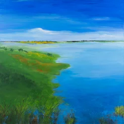 Eau montante, 2022 (acrylique sur toile)
