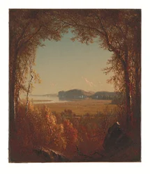 Hook Mountain près de Nyack, New York (huile sur toile)