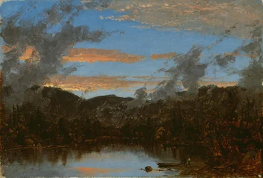 Brume au coucher du soleil dans les Catskills, vers 1861