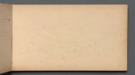 Carnet de croquis, page 10 : Mont Carter, 1859