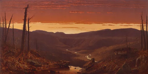 Crépuscule dans les Catskills