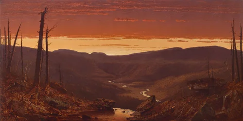Crépuscule dans les Catskills