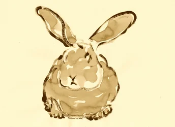 Adorable lapin à l