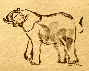 Dessin expressif d