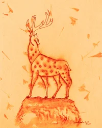 Le majestueux cerf tacheté