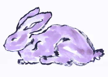 Lapin lavande fantaisiste