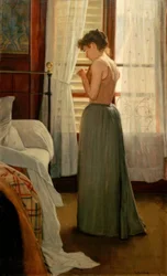 Intérieur avec femme