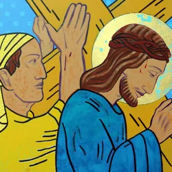 Simon aide Jésus