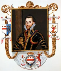 Portrait de Walter Devereux (1541-76) 1er comte d