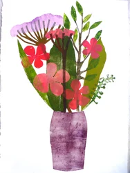 Vase violet