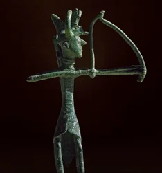 Culture nuragique (nuraghes), sarde : statuette d