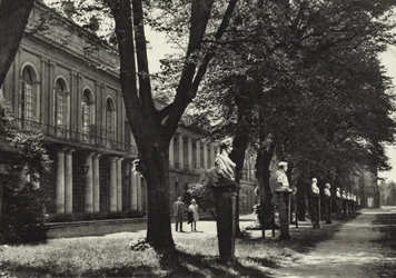 Berlin : Palais de Charlottenburg, façade du jardin