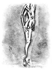 Femme de dos