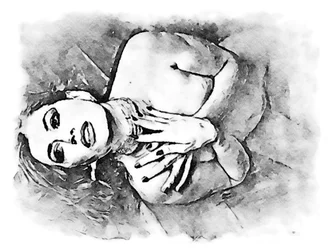 Femme allongée