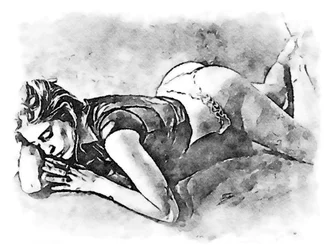 Femme endormie