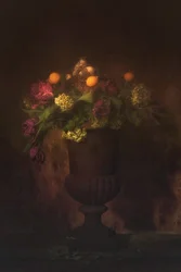 Opulente nature morte florale
