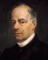 Risorgimento : Portrait de Carlo Poerio (1803-1867), patriote italien (détail). Peinture de Francesco Saverio Altamura (1822-1897) Naples, Museo Nazionale di San Martino