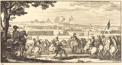 Paysage avec une armée