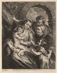 La Sainte Famille avec le chardonneret
