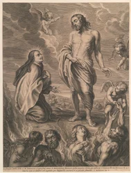 Sainte Thérèse intercède pour Bernardino de Mendoza