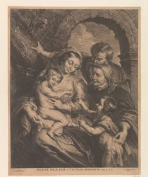 Sainte Famille avec un chardonneret