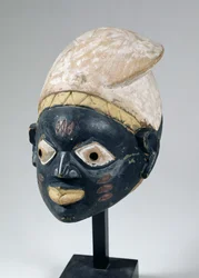 Masque Gelede de la société Yoruba, Nigeria