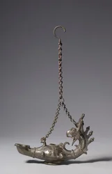 Lampe avec poignée en tête de griffon, 300-400