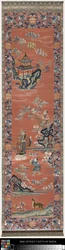 Chemin de table (satin avec broderie)