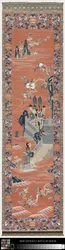 Chemin de table (tissu avec broderie)
